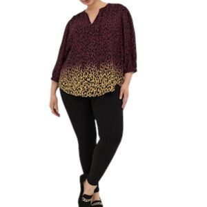 Torrid Georgette Bow Tie Blouse Size 4